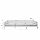 диван zuiver summer 4.5 seater