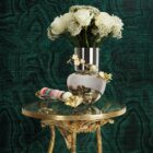 ваза michael aram cherry blossom silver large