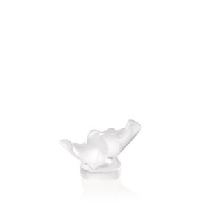 декоративна скулптура lalique 2 lovebirds small clear