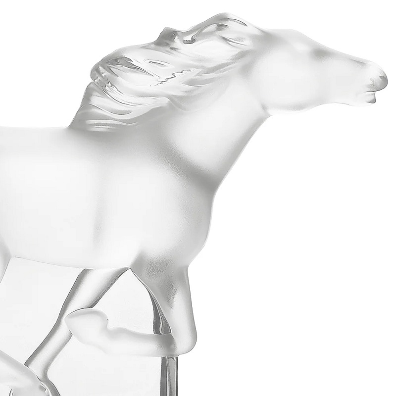 декоративна скулптура lalique kazak horse