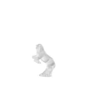 декоративна скулптура lalique prancing horse small clear