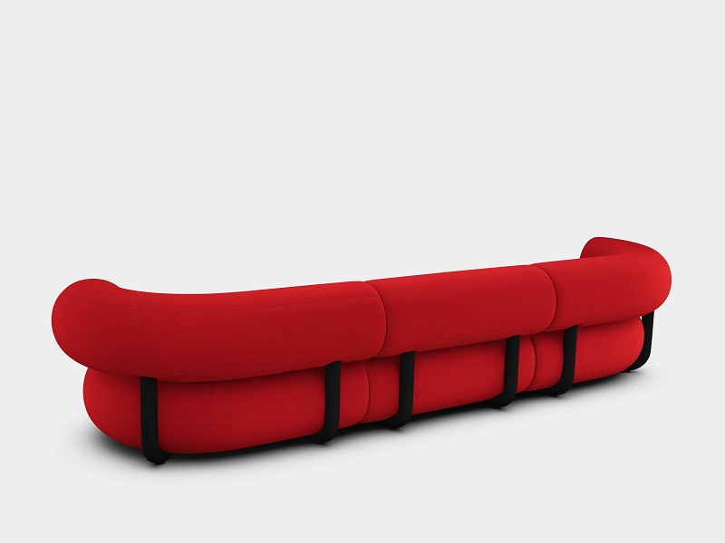 модулен диван tom dixon fat 3 seater kvadrat hero 2 orange red 0552