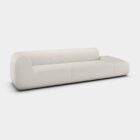 модулен диван tom dixon plump left arm backrest ivory alpine