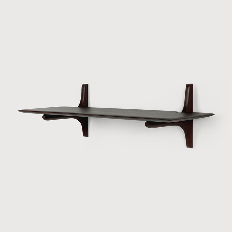 рафт за стена ethnicraft pi mahogany