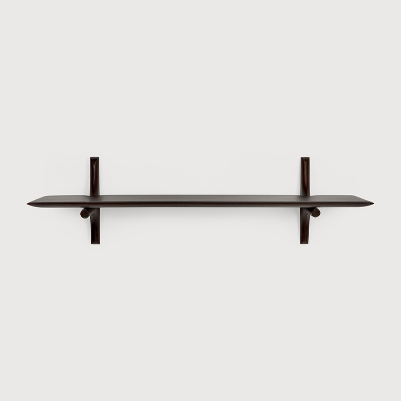 raft-pi-mahogany-dark-brown-100x35-ethnicraft рафт за стена ethnicraft pi mahogany
