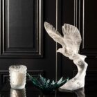 скулптура lalique golden eagle clear