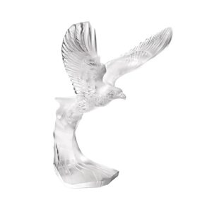 скулптура lalique golden eagle clear