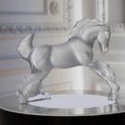 скулптура lalique horse clear