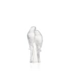 декоративна скулптура lalique 2 parakeets clear