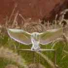 скулптурна фигура lalique barn owl clear