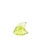 скулптурна фигура lalique fish anise green