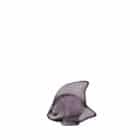скулптурна фигура lalique fish dusk purple