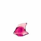 скулптурна фигура lalique fish fuchsia