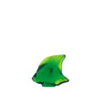 скулптурна фигура lalique fish green amazon