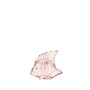 скулптурна фигура lalique fish pink