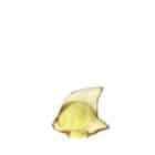 скулптурна фигура lalique fish yellow gold
