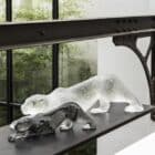 декоративна скулптура lalique zeila panther