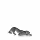 декоративна скулптура lalique zeila panther small grey