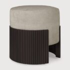 табуретка ethnicraft roller max pouf mahogany