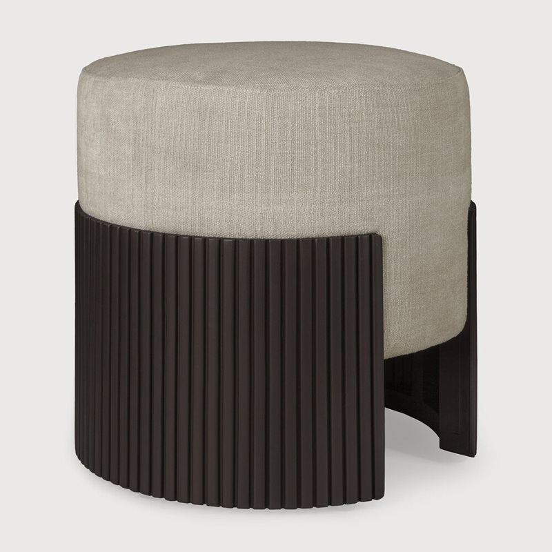 табуретка ethnicraft roller max pouf mahogany