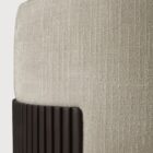 табуретка ethnicraft roller max pouf mahogany