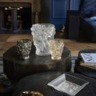 ваза lalique bacchantes gold luster small