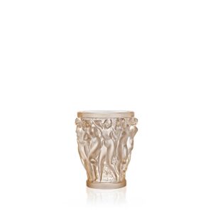 ваза lalique bacchantes gold luster small