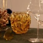 ваза lalique tourbillons small amber