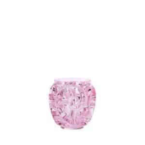 ваза lalique tourbillons small pink luster