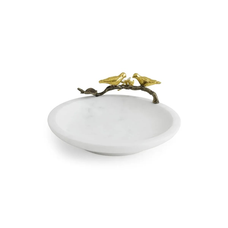 dekorativen-sud-lovebirds-trinket-dish-michael-aram декоративен съд michael aram lovebirds trinket dish