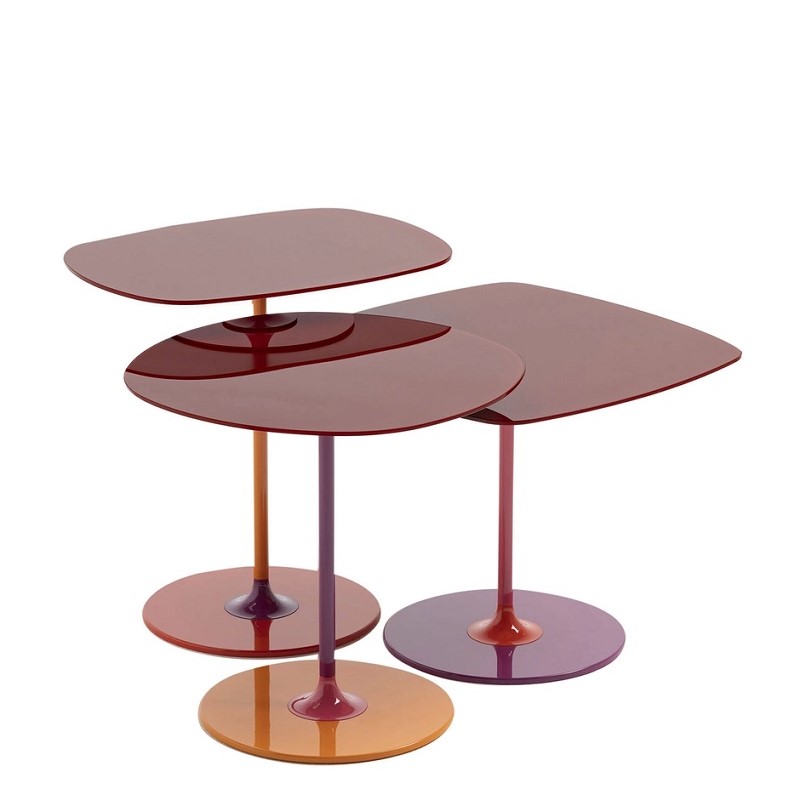 komplekt-pomoshtni-masi-thierry-bordeaux-kartell комплект помощни маси kartell thierry bordeaux