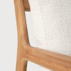 кресло ethnicraft jack outdoor lounge teak off white
