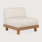 модулен диван ethnicraft monocle outdoor 1 seater white