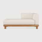модулен диван ethnicraft monocle outdoor day bed right arm white
