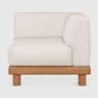 модулен диван ethnicraft monocle outdoor end seater left arm white
