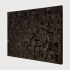 пано за стена ethnicraft bricks dark black rectangular