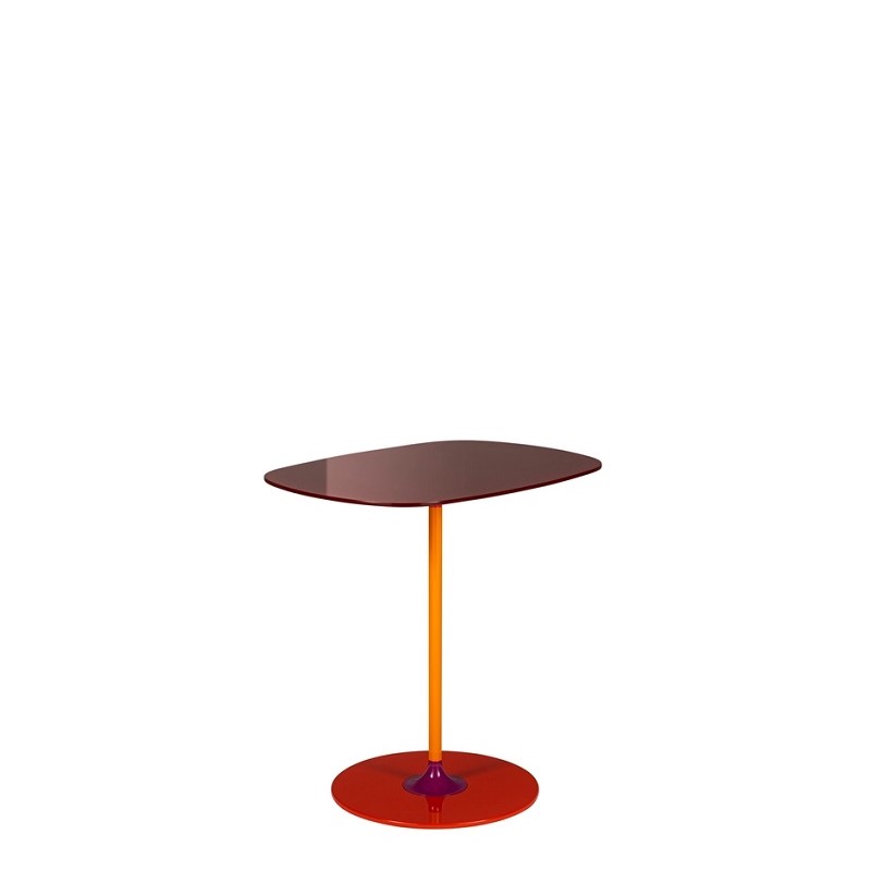 помощна маса kartell thierry rectangular bordeaux