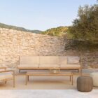 пуф ethnicraft donut outdoor natural check 50 cm