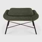 табуретка ethnicraft barrow footstool pine green