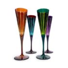 чаши за шампанско lobjet prism assorted x4