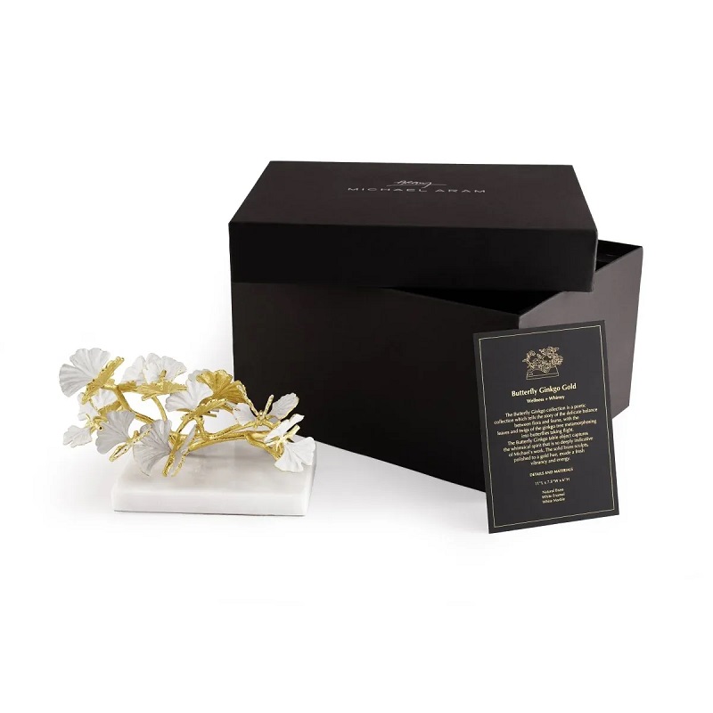 декорация michael aram butterfly ginkgo gold