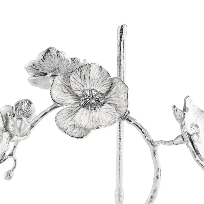 декоративна скулптура michael aram silver orchid small