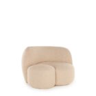 кресло kartell aaland tissue boucle аright cream