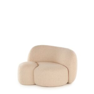 кресло kartell aaland tissue boucle right cream