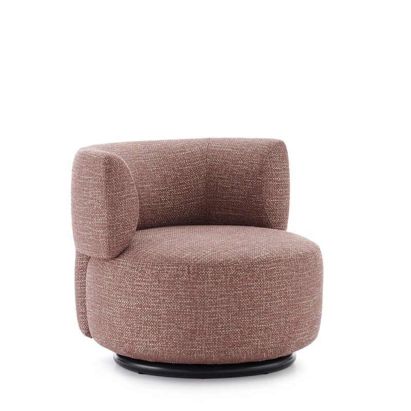 кресло kartell k-waiting swivel bordeaux
