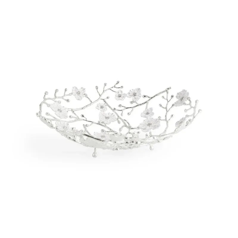 купа michael aram silver orchid basket