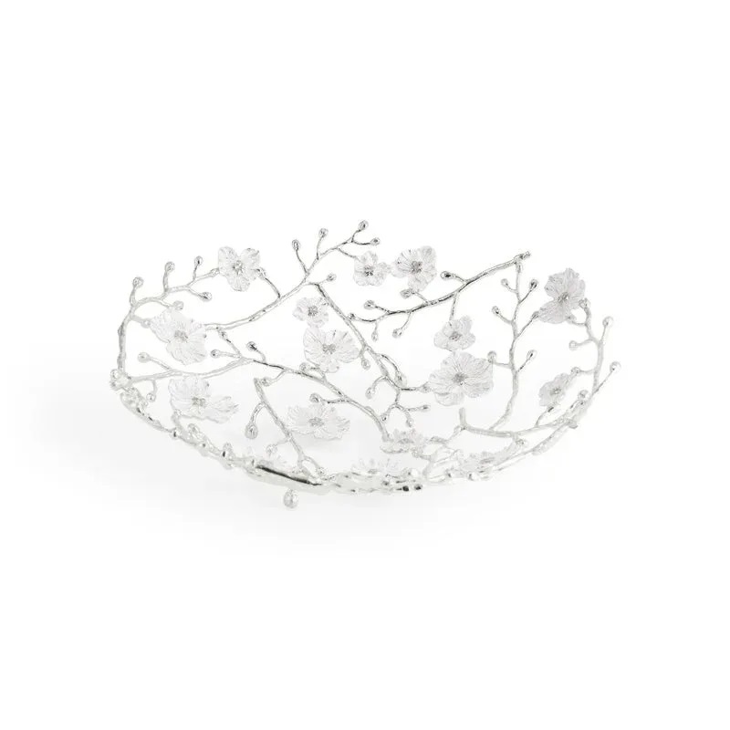 kupa-silver-orchid-basket-michael-aram купа michael aram silver orchid basket