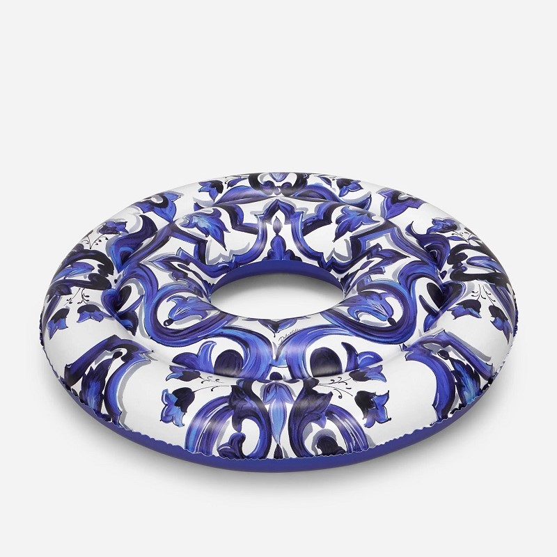 надуваем аксесоар dolce gabbana blu mediterraneo printed pool float