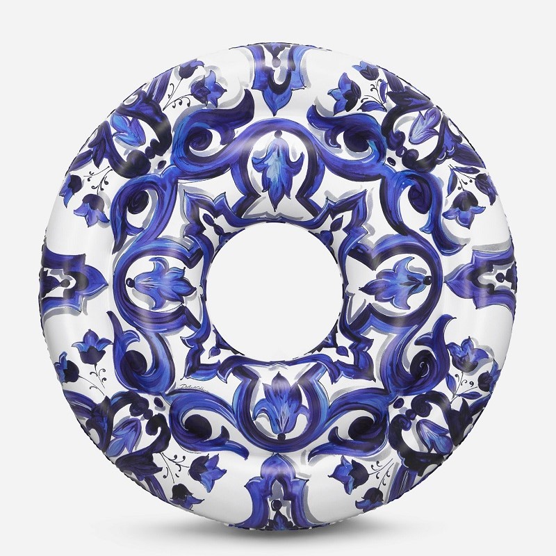 naduvaem-aksesoar-printed-pool-float-blu-mediterraneo-dolce-gabbana надуваем аксесоар dolce gabbana blu mediterraneo printed pool float