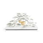 поставка за салфетки michael aram pomegranate silver and gold vertical